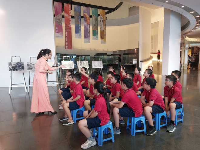 Bảo tàng Hà Nội tổ chức hoạt động tìm hiểu về lịch sử cho học sinh ảnh 1