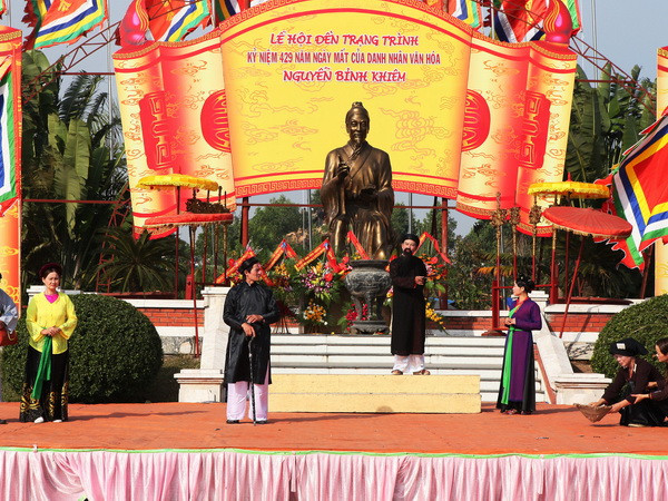 Trao bằng xếp hạng Di tích quốc gia đặc biệt Đền Trạng Trình ảnh 1