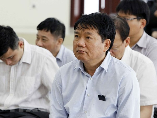 Bị cáo Đinh La Thăng, nguyên Chủ tịch Hội đồng Quản trị PVN. (Ảnh: Văn Điệp/TTXVN) Đề nghị truy tố ông Đinh La Thăng trong vụ Ethanol Phú Thọ ảnh 1