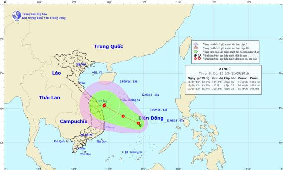 Áp thấp nhiệt đới hình thành trên Biển Đông, có khả năng thành bão ảnh 1