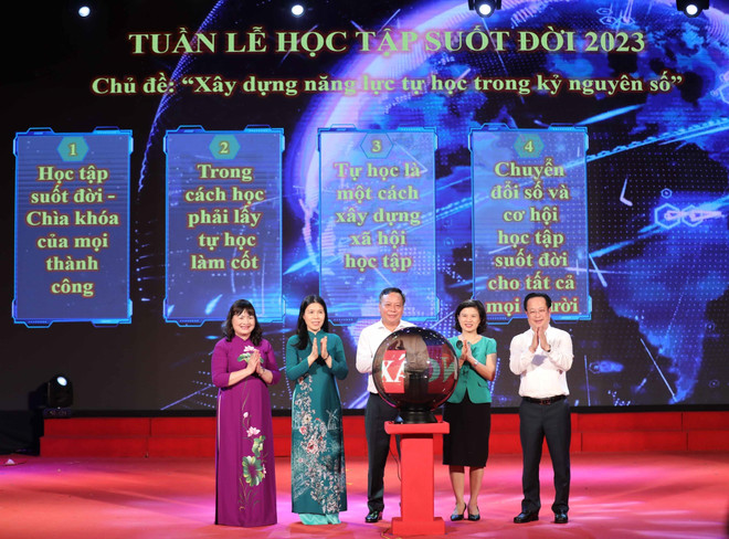 Hà Nội: 5 thông điệp trong Tuần lễ hưởng ứng học tập suốt đời năm 2023 ảnh 1