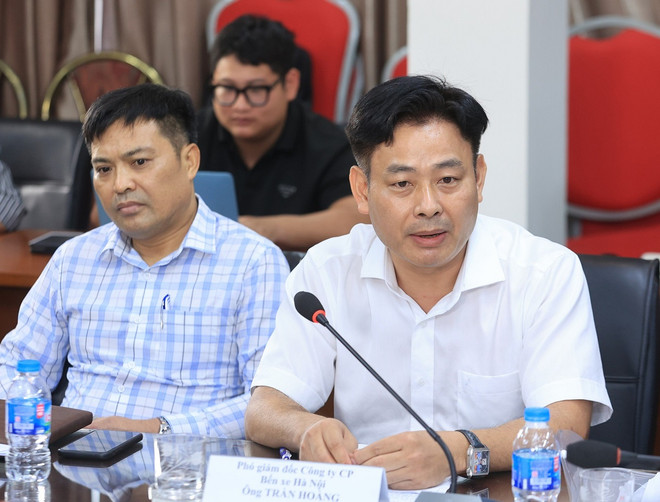 Ông Trần Hoàng, Phó Giám đốc Công ty Cổ phần Bến xe Hà Nội. (Ảnh: Việt Hùng/Vietnam+) vnp_Tran Hoang.jpg