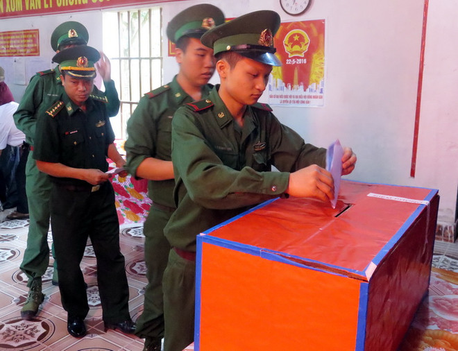 [Video] Lực lượng vũ trang sớm hoàn thành bỏ phiếu để làm nhiệm vụ ảnh 1