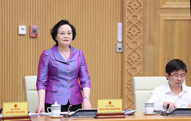 Bộ trưởng Bộ Nội vụ Phạm Thị Thanh Trà. (Ảnh: Dương Giang/TTXVN) TTXVN_2305BoNoivu1.jpg