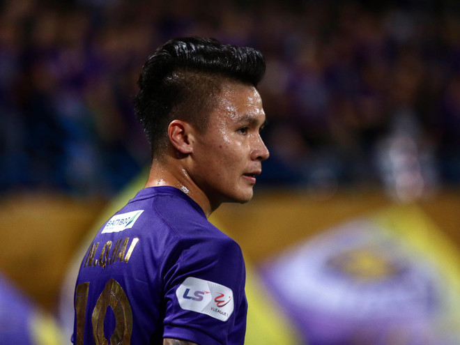 Quang Hải không thể giúp Hà Nội FC chiến thắng để leo lên ngôi đầu. (Ảnh: Hiển Nguyễn/Vietnam+) V-League 2020: Viettel-Hà Nội chia điểm, Sài Gòn FC hưởng lợi ảnh 2