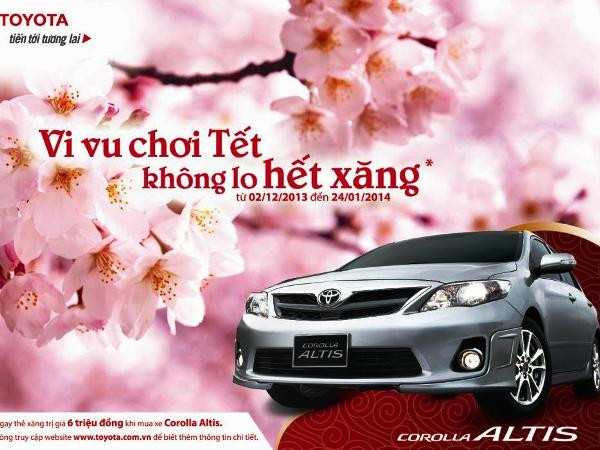 Tặng thẻ xăng 6 triệu đồng cho người mua xe Corolla Altis ảnh 1