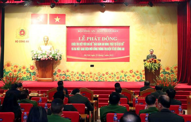 Bộ Công an phát động cuộc thi viết về bảo đảm an ninh, trật tự ở cơ sở ảnh 1