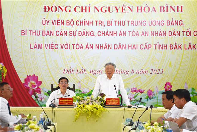 Đẩy nhanh tiến độ giải quyết các loại án, nâng cao chất lượng xét xử ảnh 2