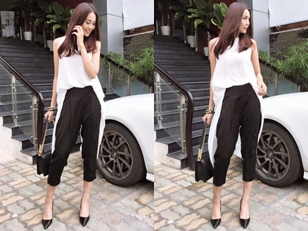 Các mỹ nhân Việt đua sắc với những bộ trang phục ngẫu hứng ảnh 1