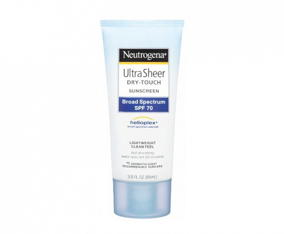 Neutrogena Ultra Sheer Dry Touch Sunscreen Broad Spectrum SPF 70. Tuổi nào cũng cần chống lão hóa bằng những sản phẩm chuyên biệt ảnh 1