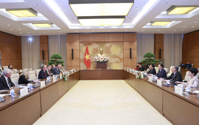 Chủ tịch Quốc hội tiếp Đoàn đại biểu Thượng Nghị viện Hoa Kỳ ảnh 4