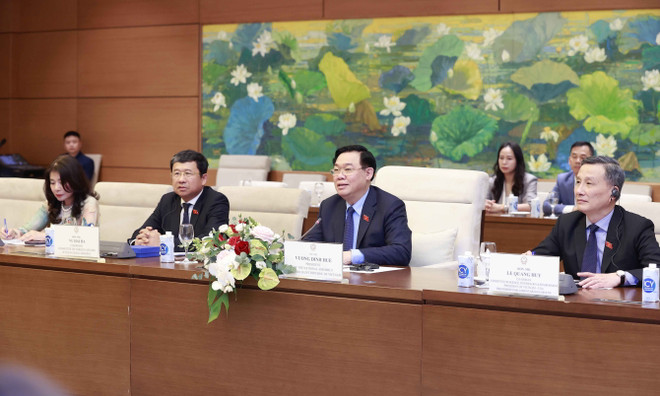 Chủ tịch Quốc hội tiếp Đoàn đại biểu Thượng Nghị viện Hoa Kỳ ảnh 3