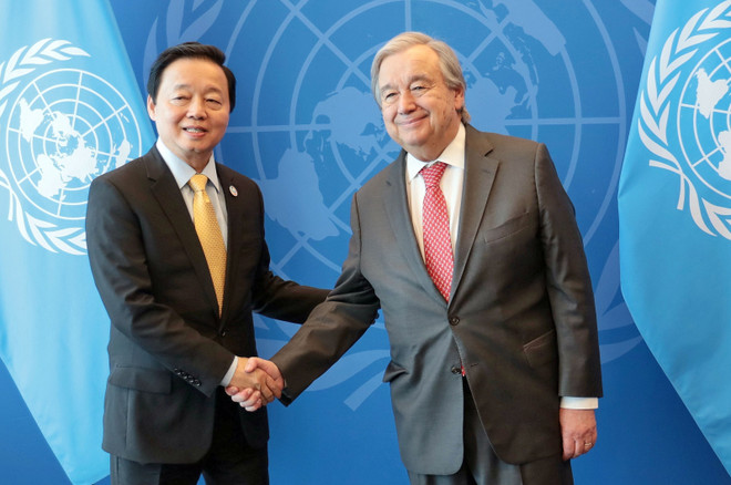 PTT Trần Hồng Hà tiếp xúc song phương bên lề Hội nghị nước LHQ ảnh 2