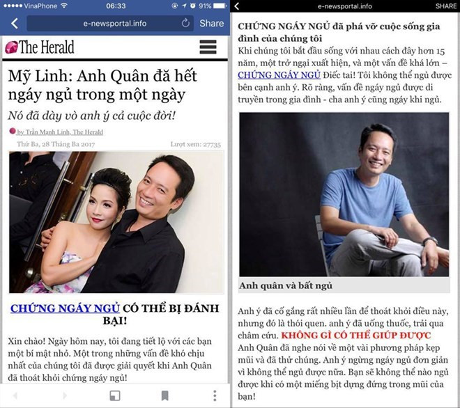 Cư dân mạng "sôi sục" về việc mạo danh ca sỹ Mỹ Linh để bán thuốc ảnh 1