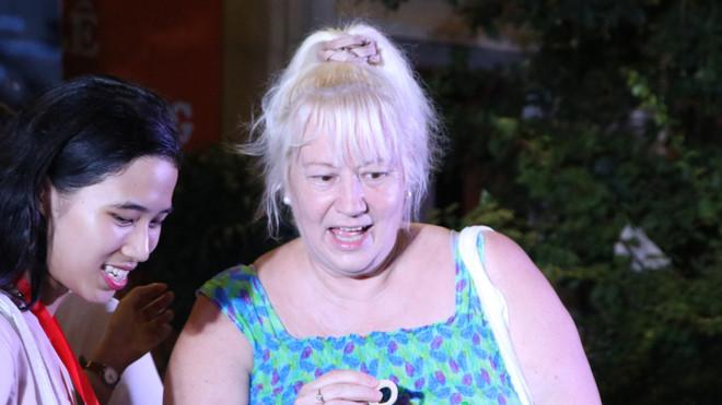 Du khách nước ngoài tái hiện Tết Trung thu cổ truyền tại Hà Nội ảnh 12