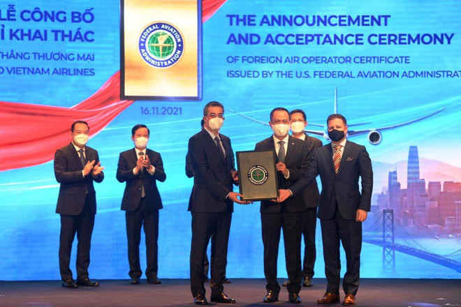 Vietnam Airlines mở đường bay thẳng thường lệ đến Mỹ từ 28/11 ảnh 1