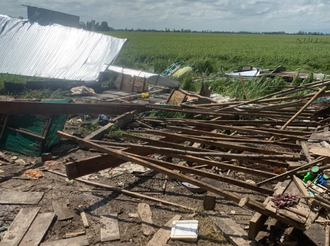 An Giang: Mưa lớn kèm theo dông, làm sập và tốc mái 282 căn nhà ảnh 1