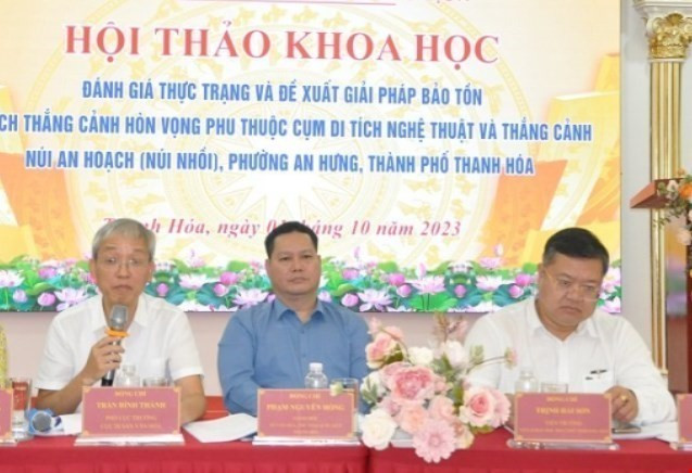 Thanh Hóa tìm giải pháp cấp bách bảo tồn thắng cảnh Hòn Vọng Phu ảnh 1