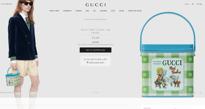 Sau túi nhựa đựng đồ giặt, Gucci lại ra mắt "hộp đựng đồ ăn trưa" ảnh 1