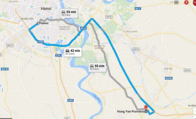 Đề xuất 900 tỷ đồng xây tuyến đường liên tỉnh nối Hà Nội-Hưng Yên ảnh 1