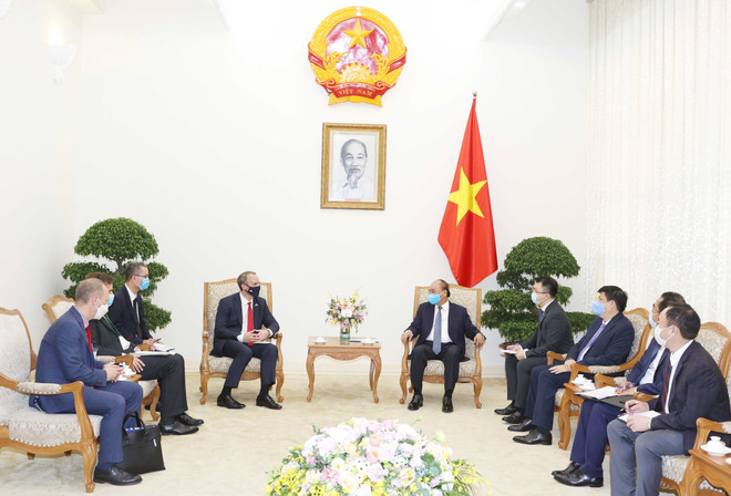 Thủ tướng Nguyễn Xuân Phúc tiếp Bộ trưởng Ngoại giao và Phát triển Anh ảnh 1