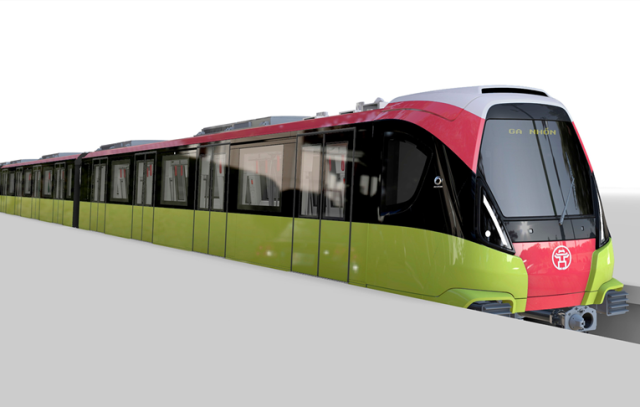 Thiết kế mẫu đoàn tàu đường sắt đô thị Nhổn-Ga Hà Nội có gì đặc biệt? ảnh 1