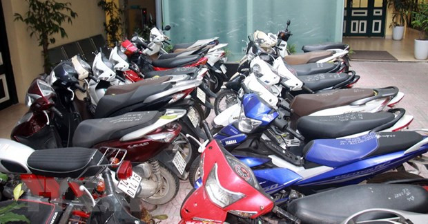 Hà Nội triệt phá nhóm tội phạm có tổ chức về trộm cắp, tiêu thụ xe máy ảnh 1