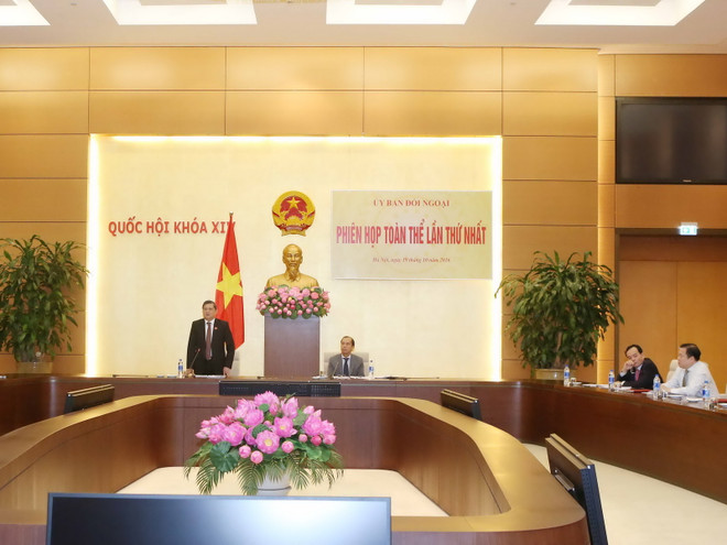 Ủy ban Đối ngoại của Quốc hội khóa XIV họp phiên toàn thể lần 1 ảnh 1