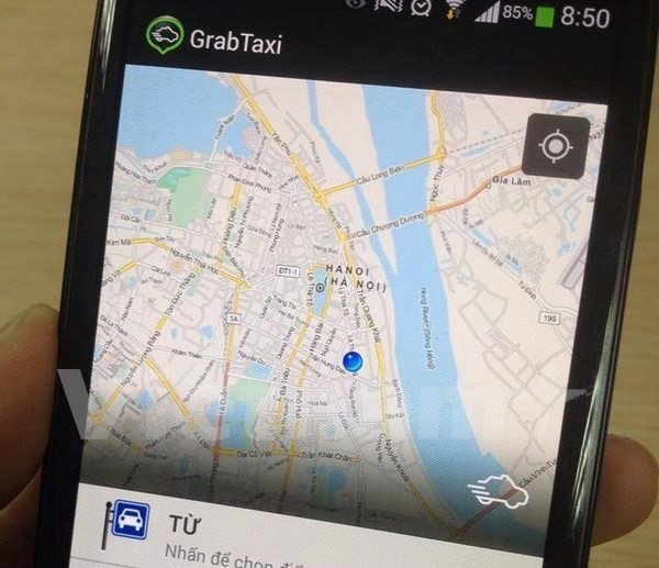 Ứng dụng gọi xe Grab Taxi. (Nguồn: Vietnam+) Sự kiện trong nước 18-24/6: Vĩnh biệt giáo sư Phan Huy Lê ảnh 9