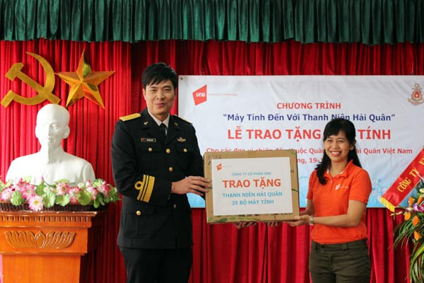 Triển khai chương trình "Máy tính đến với thanh niên Hải quân" ảnh 1