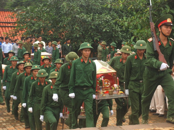 Bình Phước tổ chức lễ truy điệu, an táng 66 hài cốt liệt sỹ ảnh 1