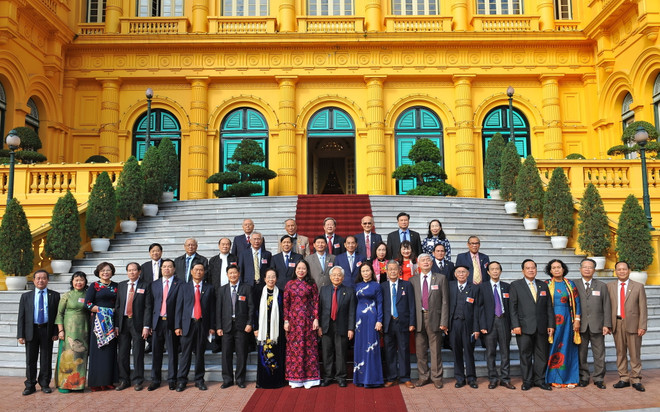 Phó Chủ tịch nước gặp mặt đại biểu dự Đại hội Hội Khuyến học Việt Nam ảnh 4