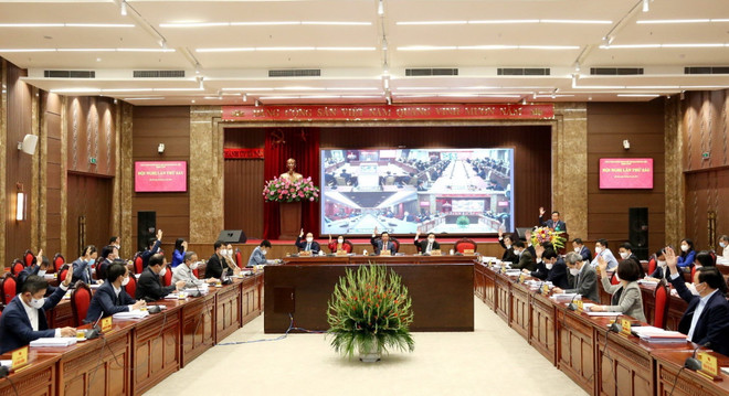 Ban Chấp hành Đảng bộ TP Hà Nội khóa XVII xem xét 6 vấn đề quan trọng ảnh 2