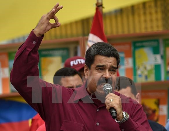 Tổng thống Nicolas Maduro. (Nguồn: AFP/TTXVN) Tổng thống Venezuela tuyên bố không để phe đối lập rời bỏ đàm phán ảnh 1