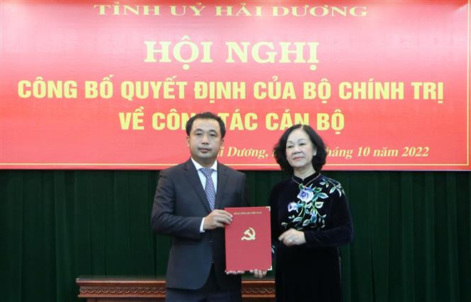 Ông Trần Đức Thắng giữ chức Bí thư Tỉnh ủy Hải Dương ảnh 2