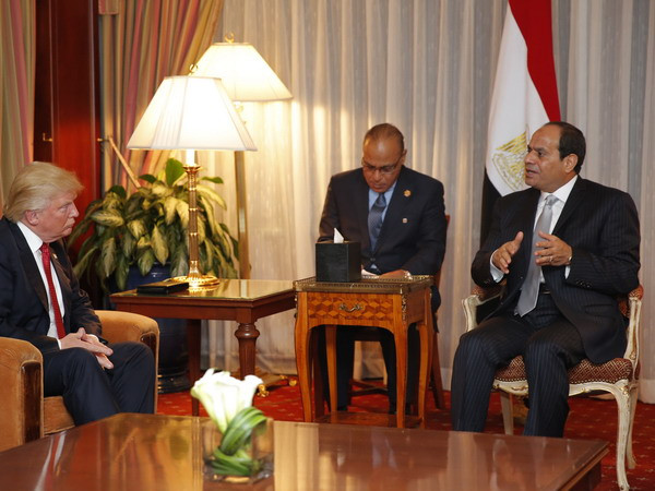 Tổng thống Ai Cập thăm chính thức Mỹ theo lời mời của ông Trump ảnh 1