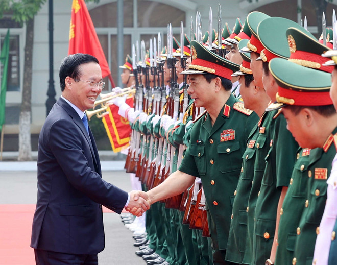 Chủ tịch nước Võ Văn Thưởng thăm, làm việc tại Cục Cứu hộ-Cứu nạn ảnh 2