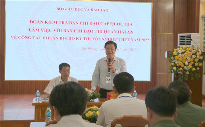 Kỳ thi tốt nghiệp THPT 2022: Triển khai chặt chẽ, đảm bảo công bằng ảnh 1