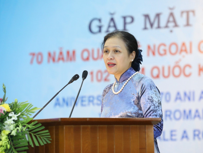 Giao lưu kỷ niệm 70 năm thiết lập Quan hệ ngoại giao Việt Nam-Romania ảnh 1
