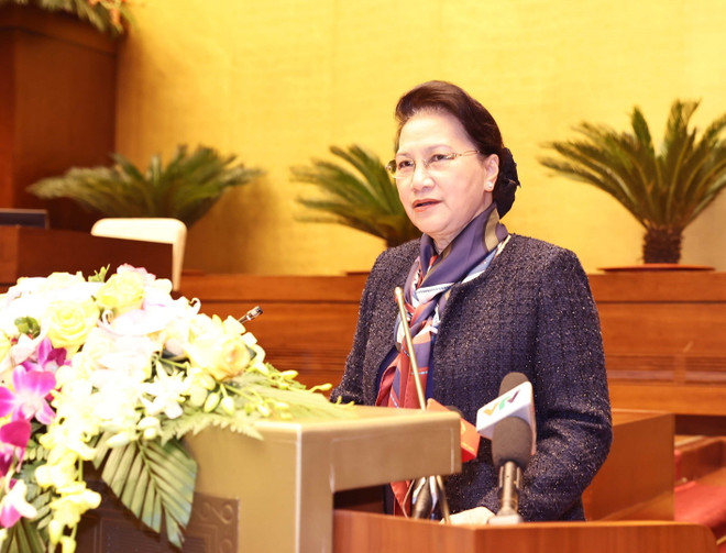 Chủ tịch Quốc hội chúc Tết nguyên lãnh đạo Quốc hội, cán bộ nghỉ hưu ảnh 1