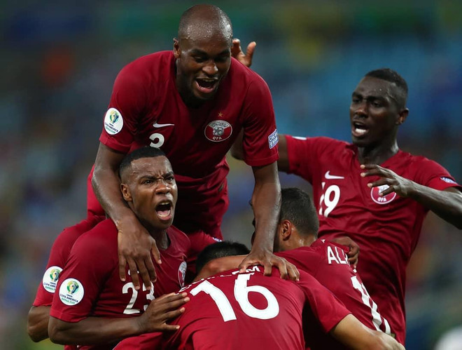 Qatar có điểm trước Paraguay. (Nguồn: Getty Images) Copa America 2019: Uruguay thắng hủy diệt, Qatar gây ấn tượng ảnh 1