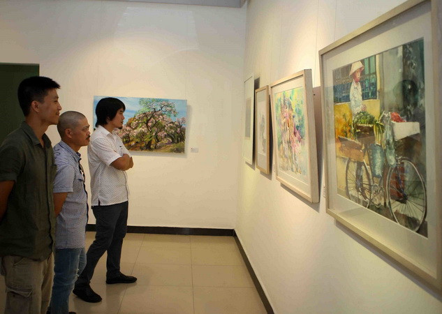 Chiêm ngưỡng 44 tác phẩm hội họa đẹp về đất nước-con người Việt Nam ảnh 1