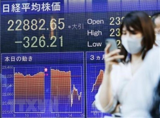 Chứng khoán châu Á giảm điểm trước sự gia tăng số ca nhiễm mới ảnh 1