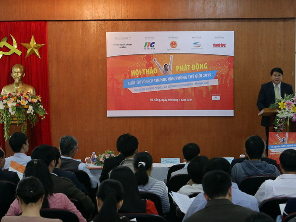 Phát động thi Vô địch Tin học văn phòng Thế giới MOSWC 2015 ảnh 1