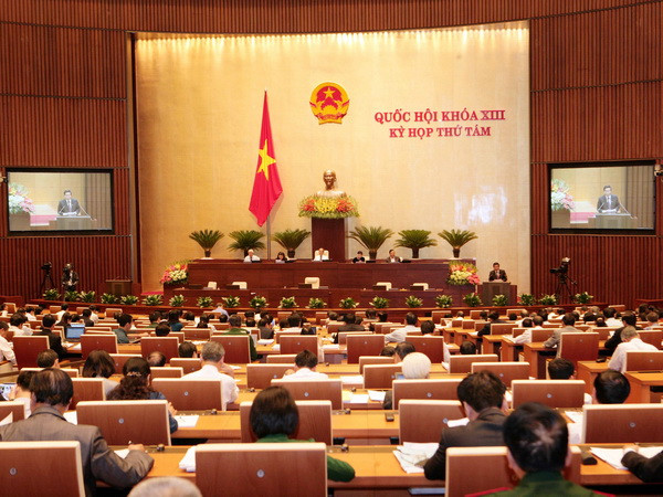 Kỳ họp thứ 8, Quốc hội khóa XIII: Trình Quốc hội 3 dự án luật ảnh 1
