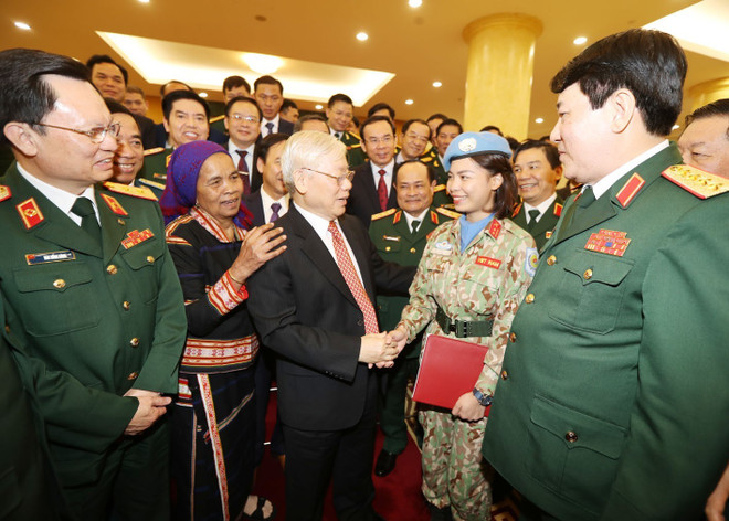 Tổng Bí thư, Chủ tịch nước gặp mặt đại biểu điển hình tiên tiến ảnh 1