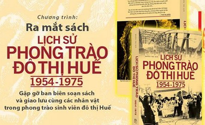Ra mắt sách “Lịch sử Phong trào đấu tranh đô thị Huế 1954-1975” ảnh 1