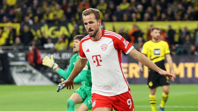 Bundesliga: Kane lập kỷ lục, góp công giúp Bayern vùi dập Dortmund ảnh 2