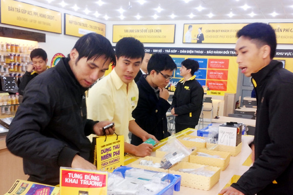 Doanh thu trong năm 2014 của Thegioididong đạt 15.800 tỷ đồng ảnh 1