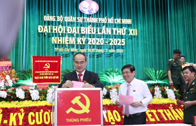 Đại hội đại biểu Đảng bộ Quân sự Thành phố Hồ Chí Minh lần thứ XII ảnh 1